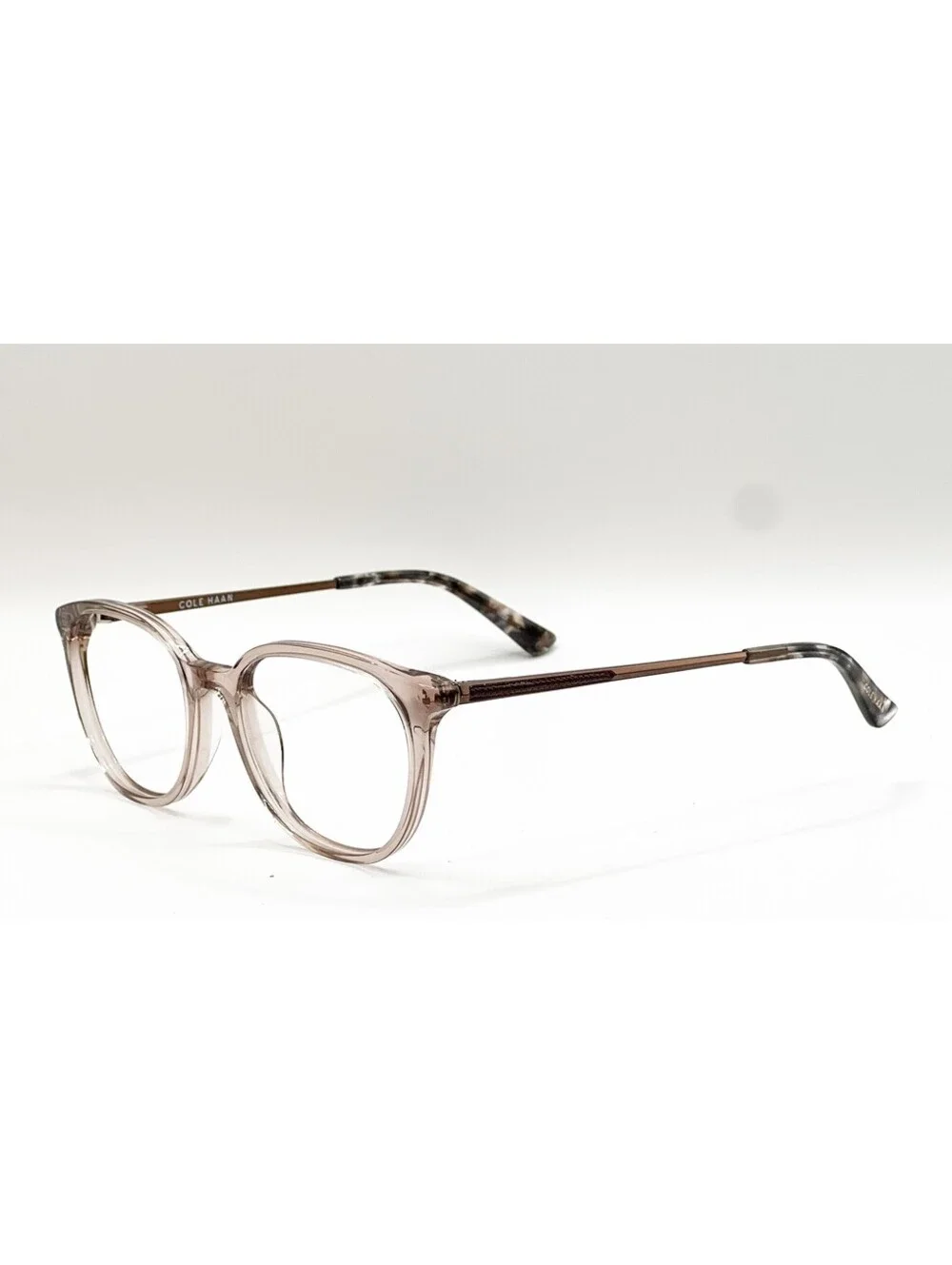 Cole Haan CH5041 272 Taupe Crystal Round Authentic Eyeglass Frames 52-18-135